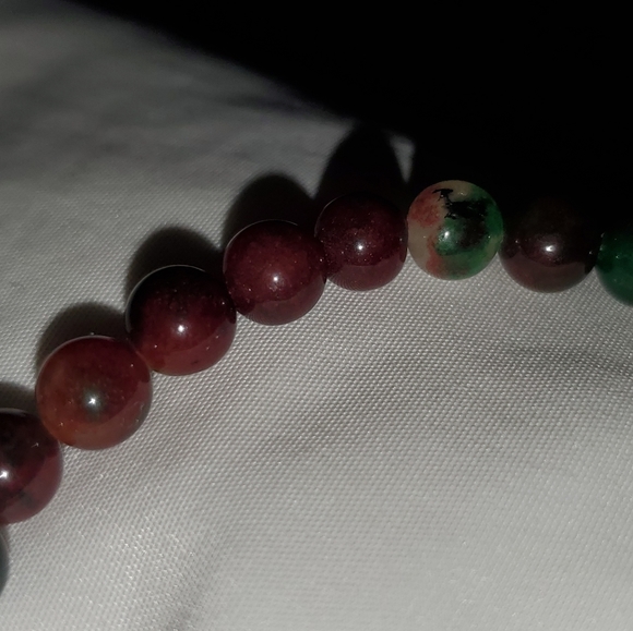 Jade Handmade Stretch Bracelet - Picture 3 of 8